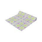 Pastel Floral Tile Table Runner — Spring Garden Dining Decor