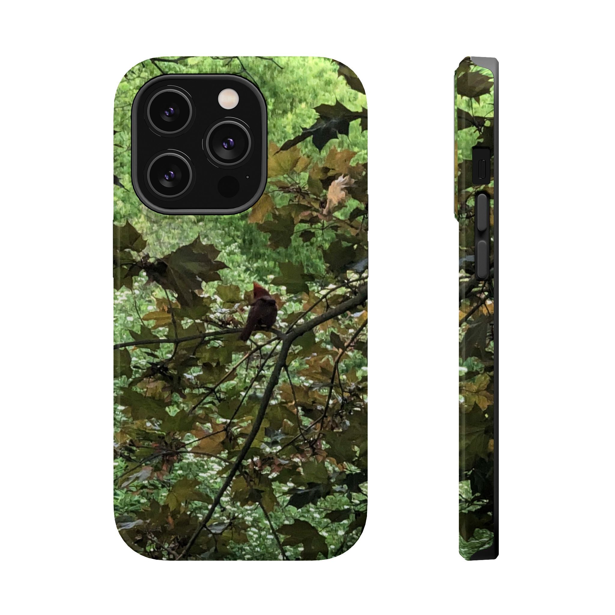 Camo Woodland Phone Case — Magnetic Impact‑Resistant iPhone Cover