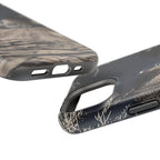 Winter Night Snow Road Magnetic Impact-Resistant Phone Case