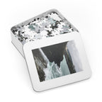 Coastal Cliff Jigsaw Puzzle with Tin – Ocean Waves Seascape Puzzle