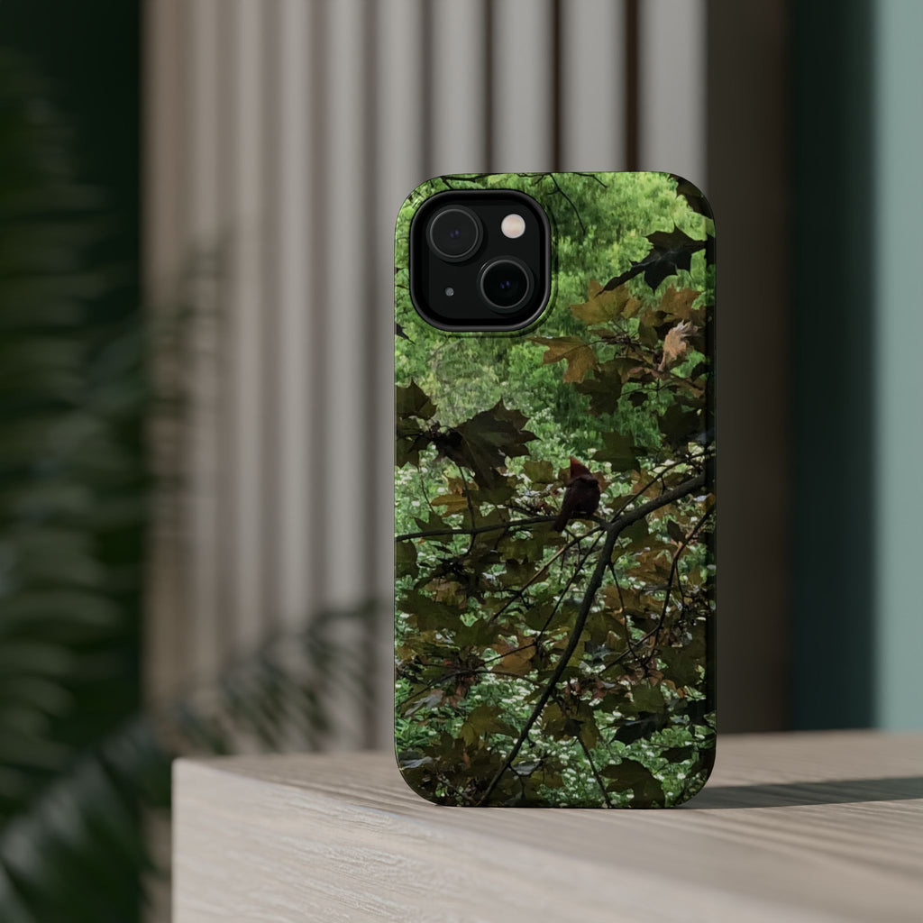 Camo Woodland Phone Case — Magnetic Impact‑Resistant iPhone Cover