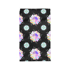 Insulated Lunch Bag — Pastel Geometric Mandala Pattern on Black