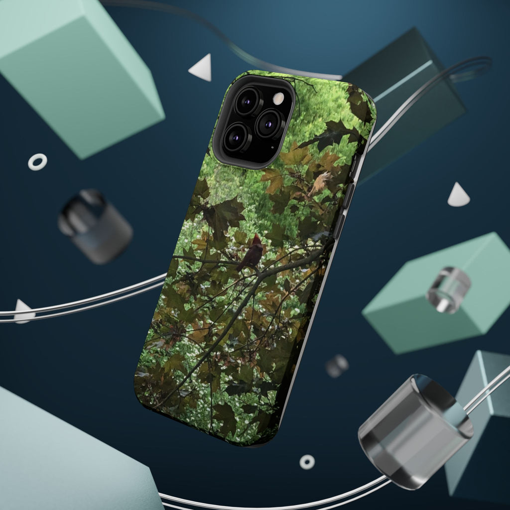 Camo Woodland Phone Case — Magnetic Impact‑Resistant iPhone Cover