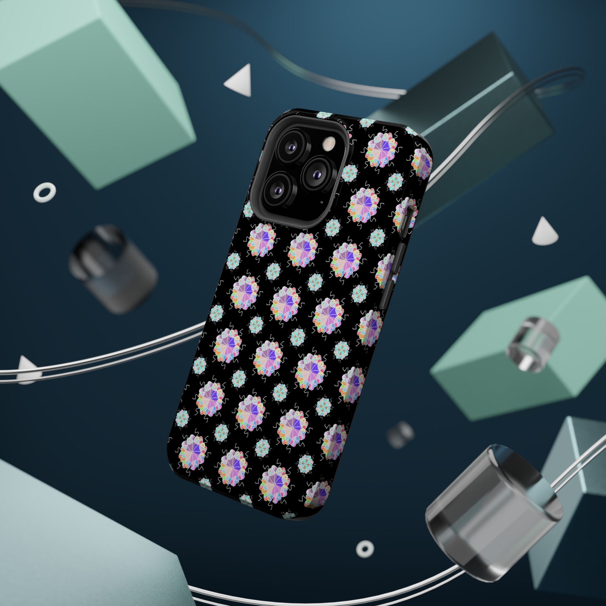 Floral Mosaic Magnetic Impact Phone Case