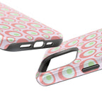 Pink Retro Circles Magnetic Impact-Resistant Phone Case