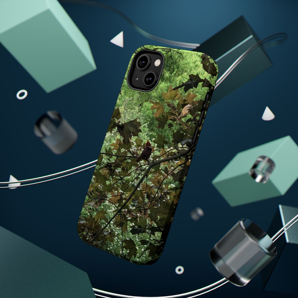 Camo Woodland Phone Case — Magnetic Impact‑Resistant iPhone Cover
