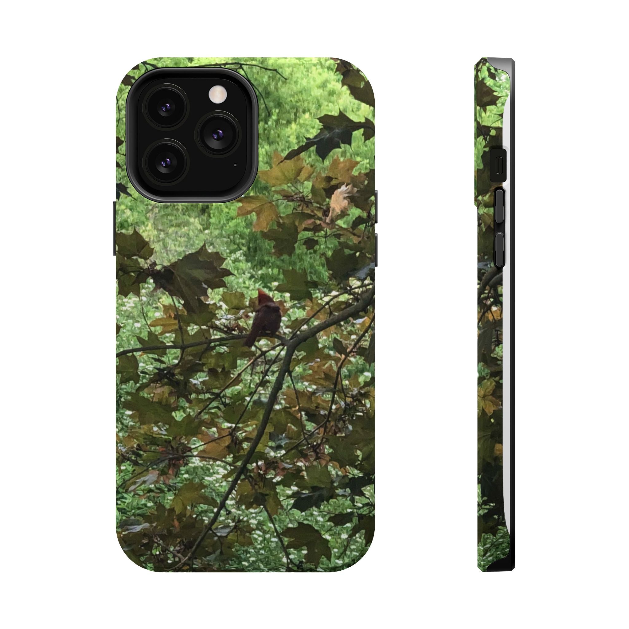 Camo Woodland Phone Case — Magnetic Impact‑Resistant iPhone Cover