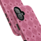 Pink Vintage Hearts Magnetic Impact-Resistant Phone Case