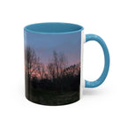Sunset Silhouette In Derby, UK Coffee Mug — Scenic Tree Silhouette at Dusk (11/15oz)