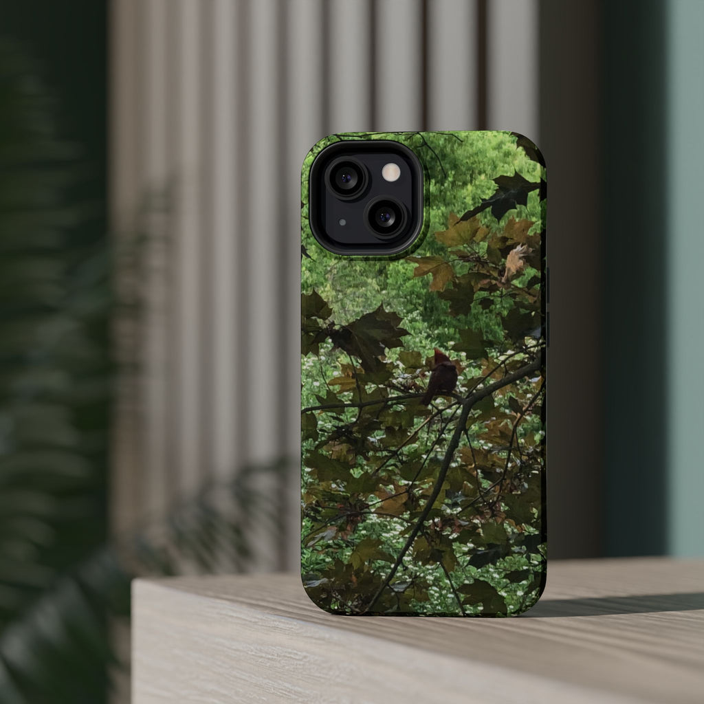 Camo Woodland Phone Case — Magnetic Impact‑Resistant iPhone Cover