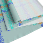 Pastel Plaid Table Runner — Blue, Lavender & Mint Cotton-Poly Decor