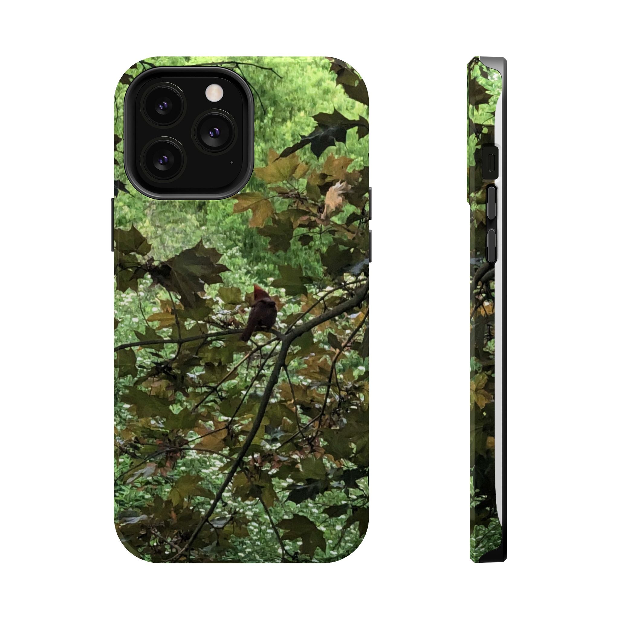 Camo Woodland Phone Case — Magnetic Impact‑Resistant iPhone Cover