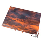 Sunset Sky Jigsaw Puzzle — Scenic Puzzle with Tin