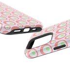 Pink Retro Circles Magnetic Impact-Resistant Phone Case