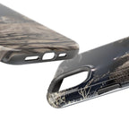 Winter Night Snow Road Magnetic Impact-Resistant Phone Case