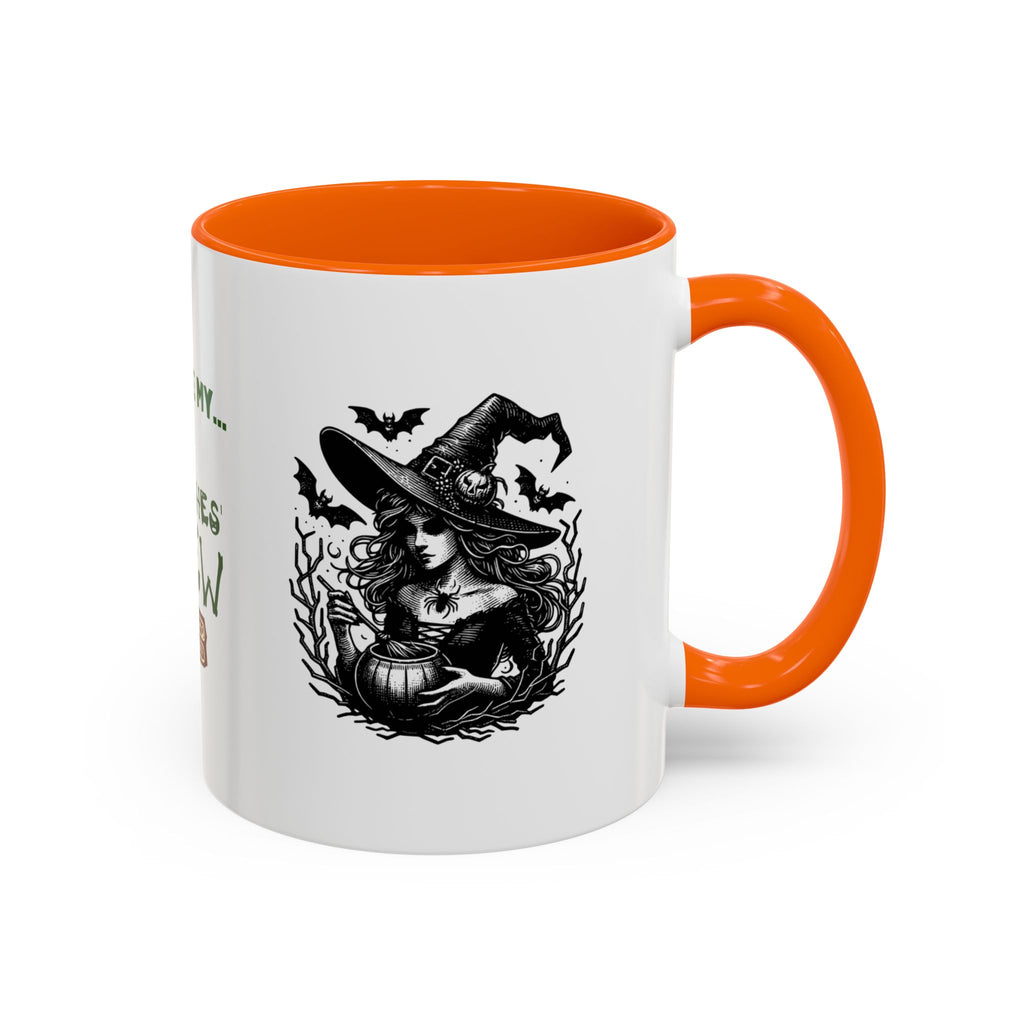 Witches Brew Coffee Mug — 'Not Before My Witches Brew' Halloween Witch Cup