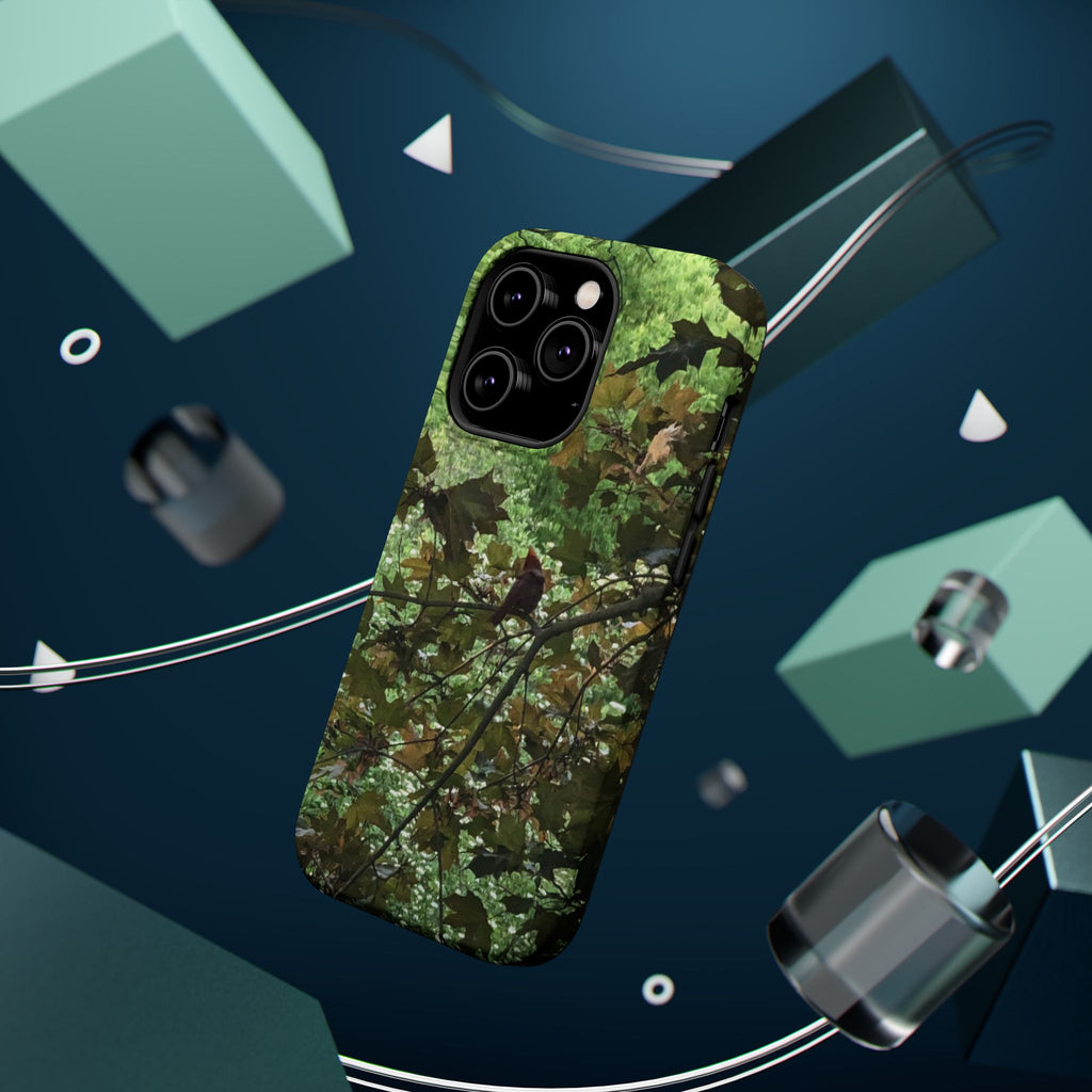 Camo Woodland Phone Case — Magnetic Impact‑Resistant iPhone Cover