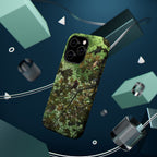 Camo Woodland Phone Case — Magnetic Impact‑Resistant iPhone Cover