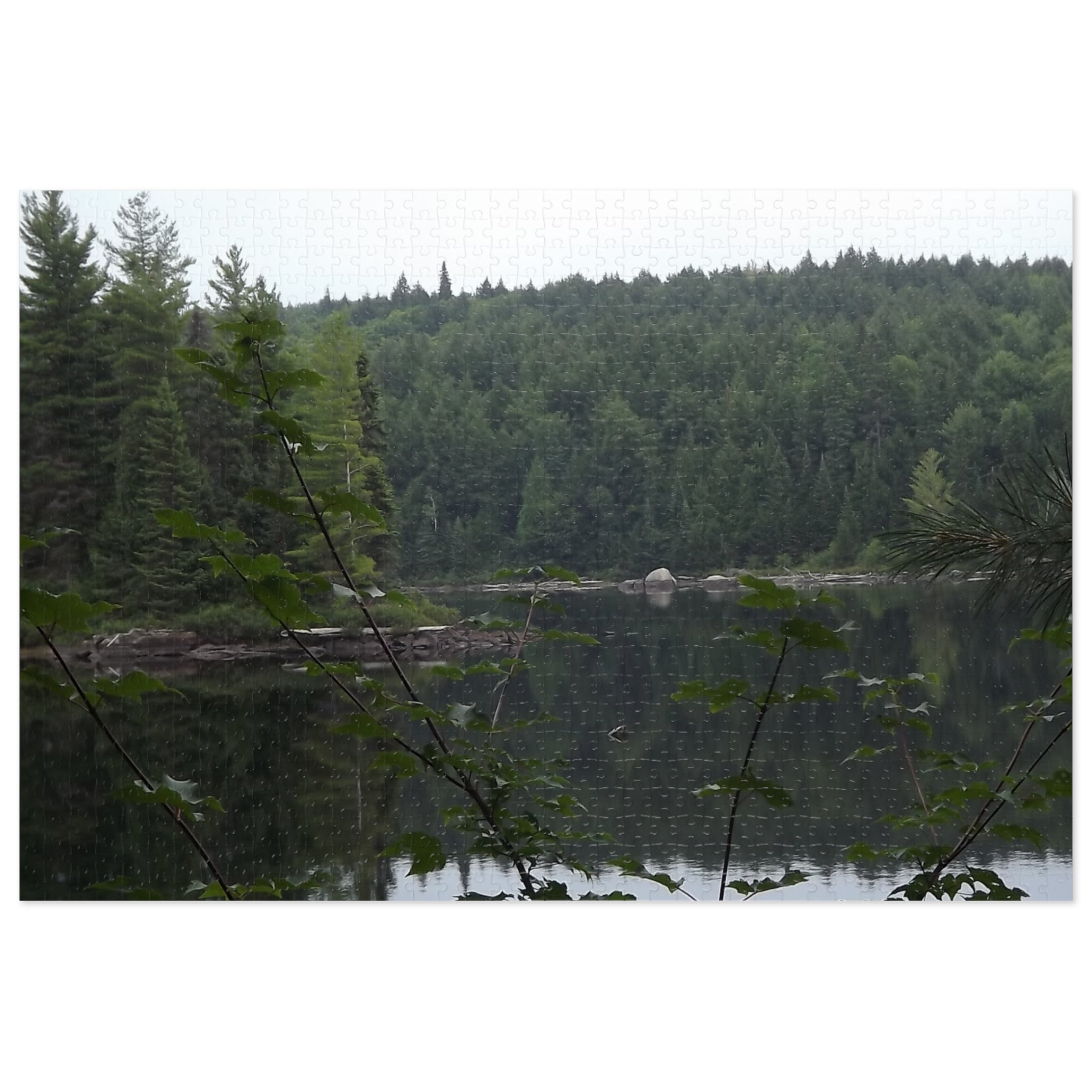 Lake Forest Landscape Jigsaw Puzzle