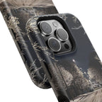 Winter Night Snow Road Magnetic Impact-Resistant Phone Case