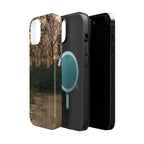 Nature River Sunset Phone Case — Magnetic Impact‑Resistant