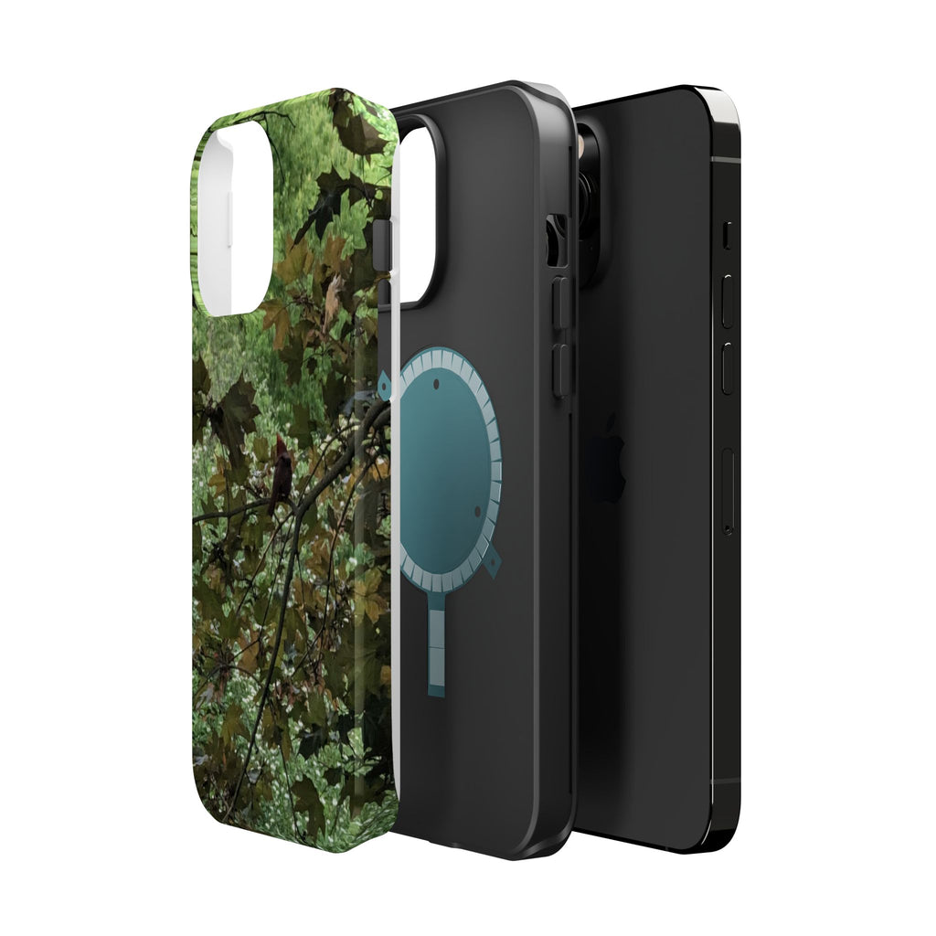 Camo Woodland Phone Case — Magnetic Impact‑Resistant iPhone Cover