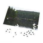 Lake Forest Landscape Jigsaw Puzzle