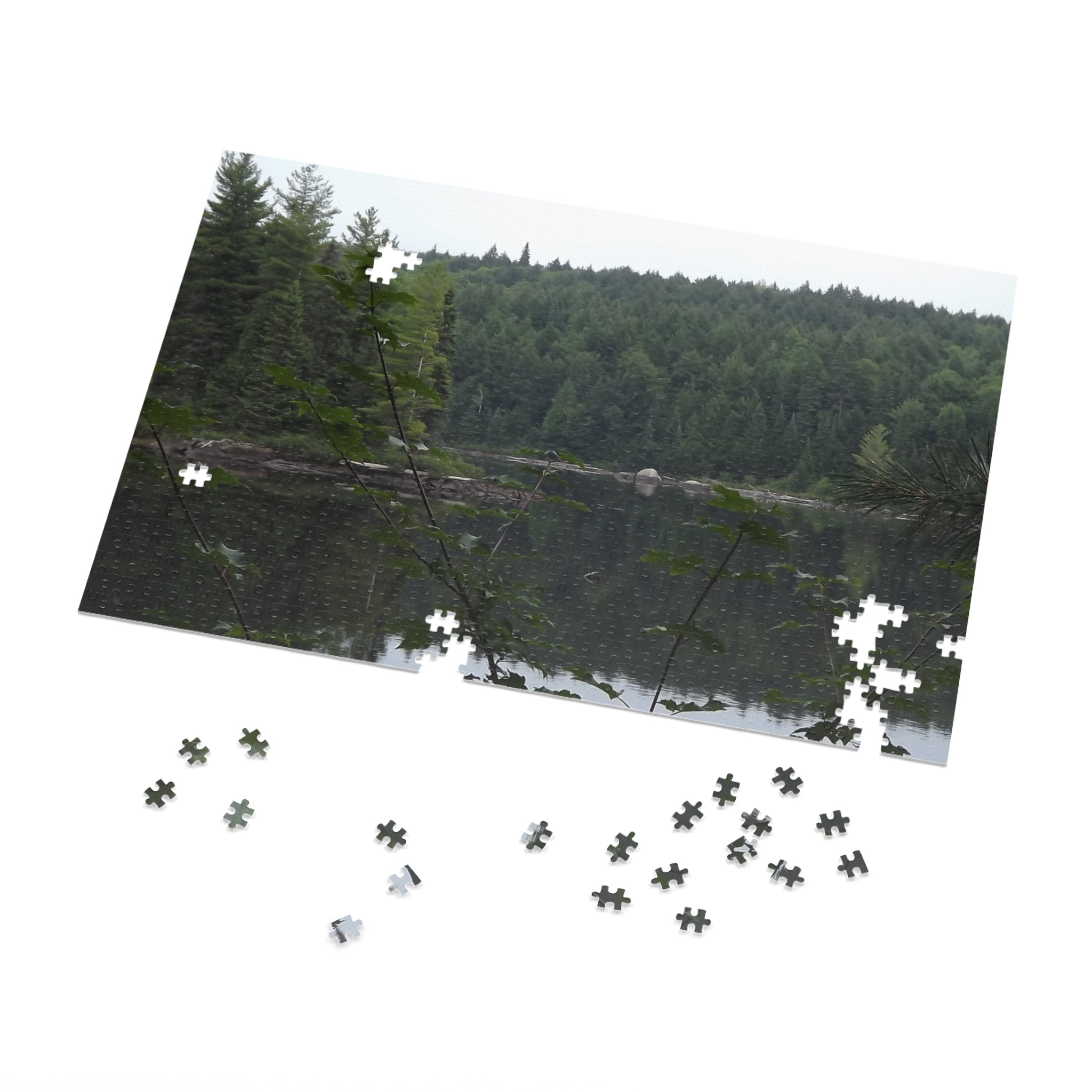 Lake Forest Landscape Jigsaw Puzzle