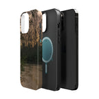 Nature River Sunset Phone Case — Magnetic Impact‑Resistant