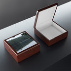 Lake Reflection Jewelry Box — Scenic Forest Lake Keepsake Box