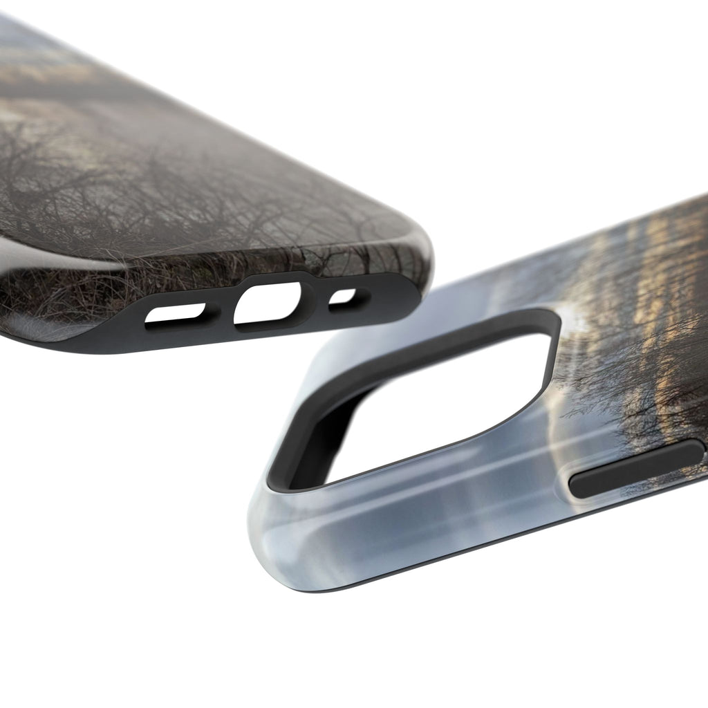 Phone Case — Moody Winter River Landscape Magnetic Impact-Resistant Case