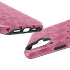 Pink Vintage Hearts Magnetic Impact-Resistant Phone Case