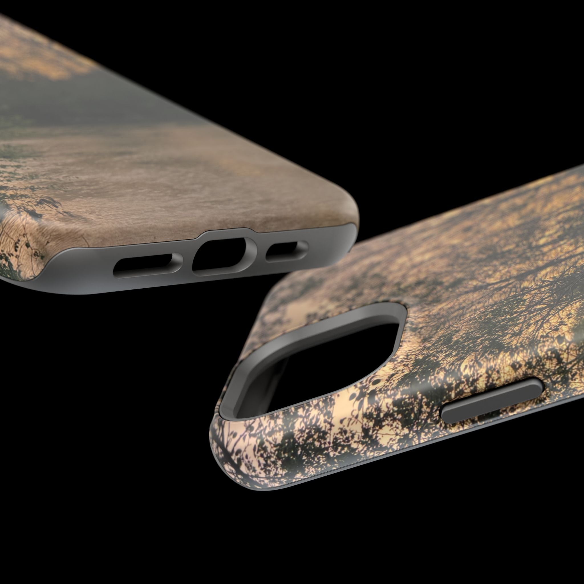 Nature River Sunset Phone Case — Magnetic Impact‑Resistant