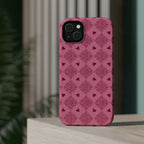 Pink Vintage Hearts Magnetic Impact-Resistant Phone Case