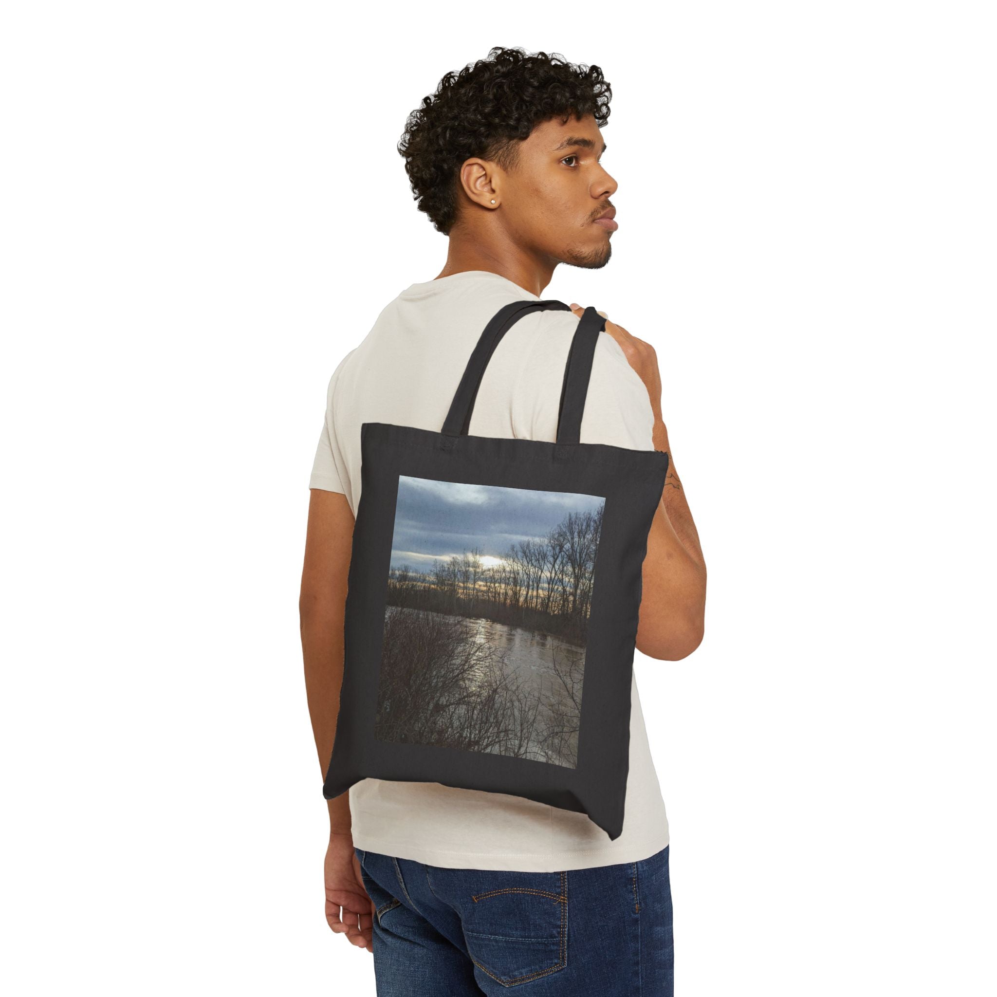 The Two-Sided Cotton Canvas Tote Bag