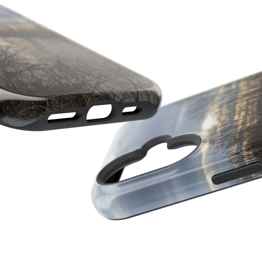 Phone Case — Moody Winter River Landscape Magnetic Impact-Resistant Case