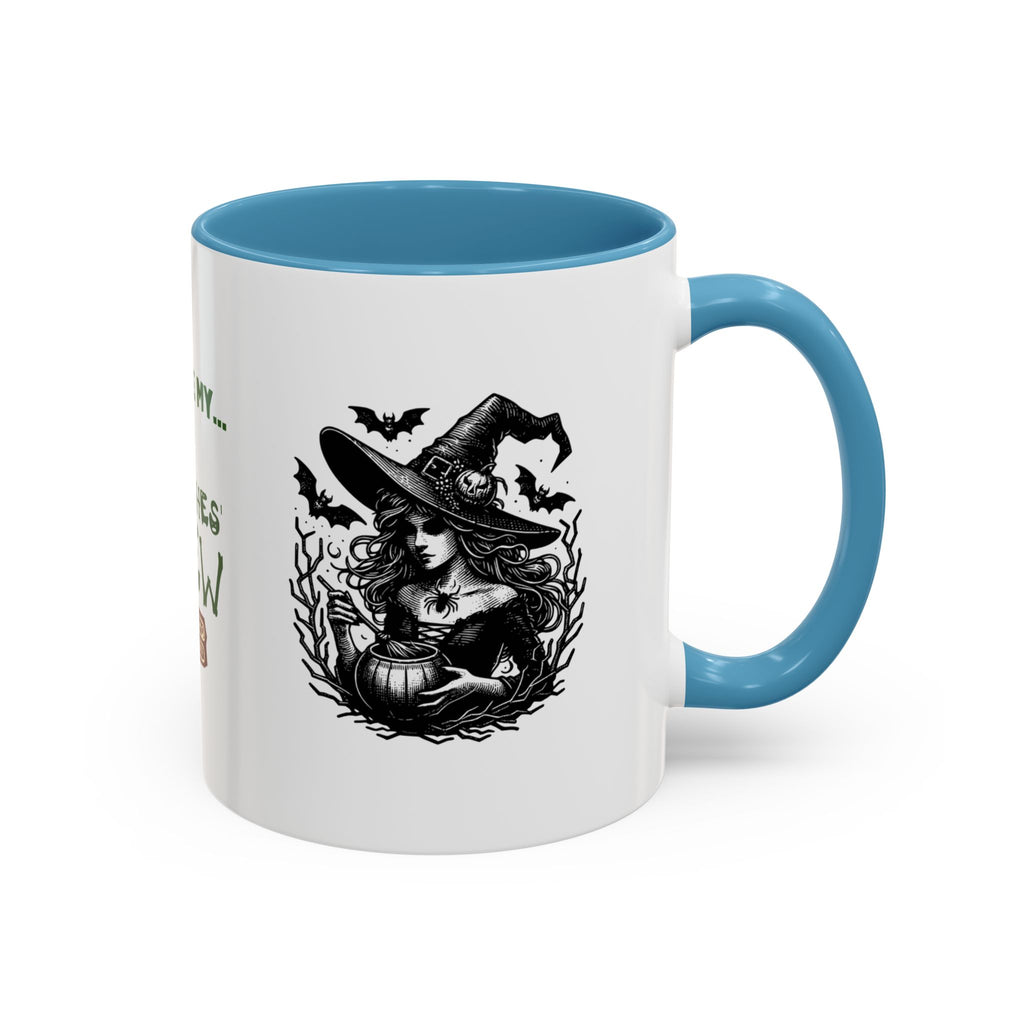 Witches Brew Coffee Mug — 'Not Before My Witches Brew' Halloween Witch Cup
