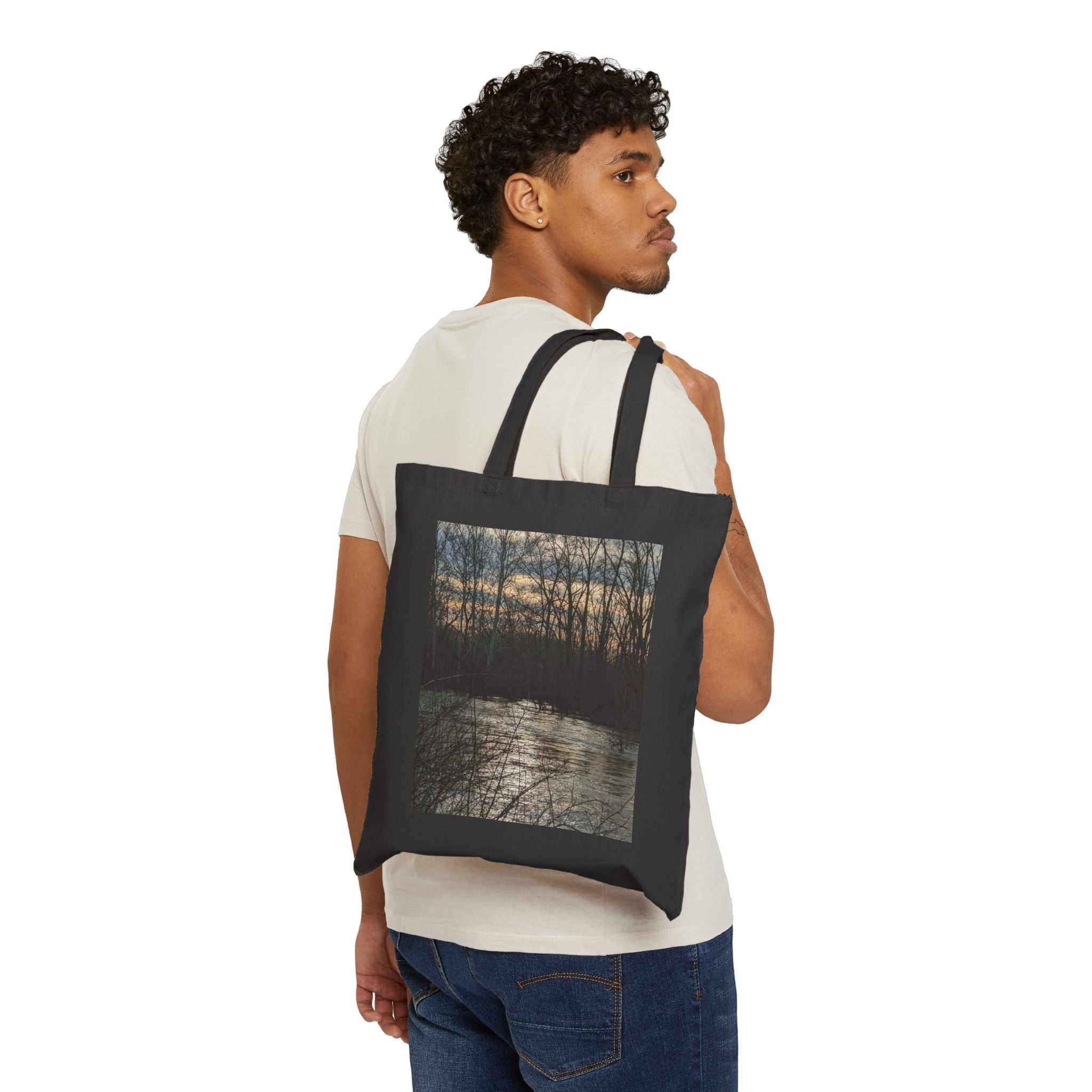 The Two-Sided Cotton Canvas Tote Bag