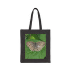 Canvas Tote Bag — Nature Photo Prints (Forest Lake & Brown Butterfly)