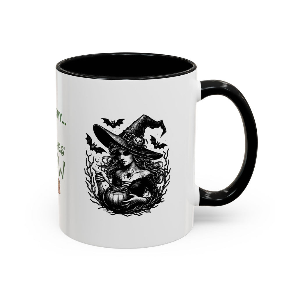 Witches Brew Coffee Mug — 'Not Before My Witches Brew' Halloween Witch Cup