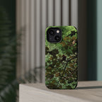 Camo Woodland Phone Case — Magnetic Impact‑Resistant iPhone Cover