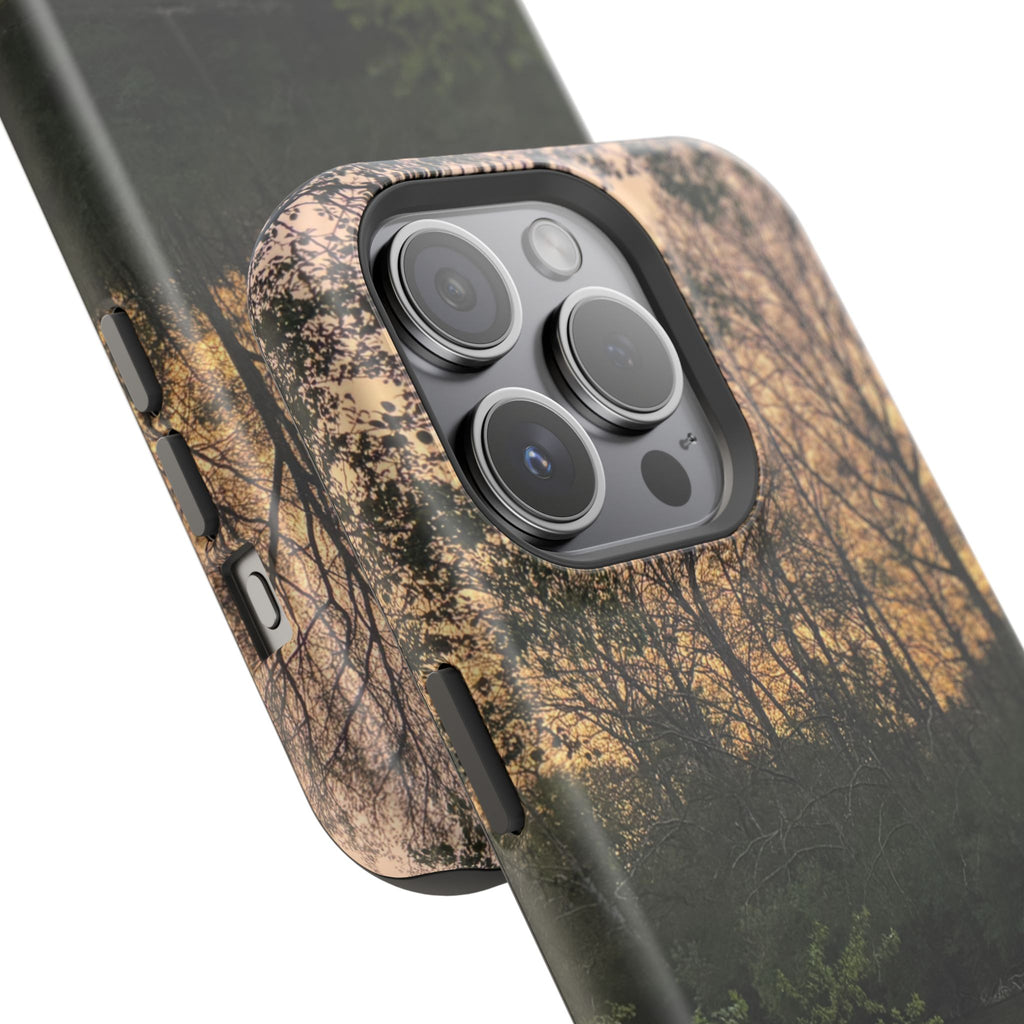 Nature River Sunset Phone Case — Magnetic Impact‑Resistant