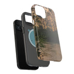 Nature River Sunset Phone Case — Magnetic Impact‑Resistant