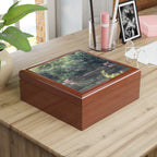 Woodland Deer Jewelry Box — Scenic Lake Reflection Keepsake Box