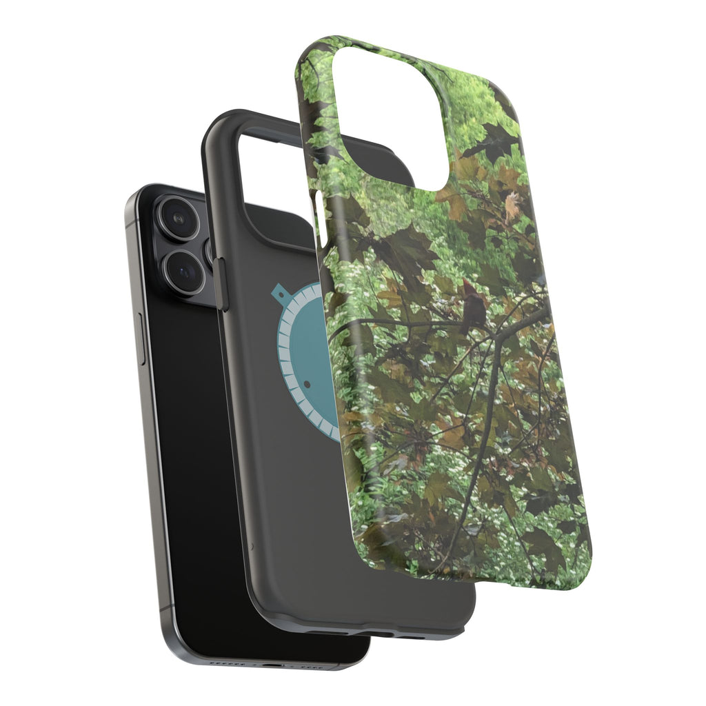 Camo Woodland Phone Case — Magnetic Impact‑Resistant iPhone Cover
