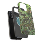Camo Woodland Phone Case — Magnetic Impact‑Resistant iPhone Cover