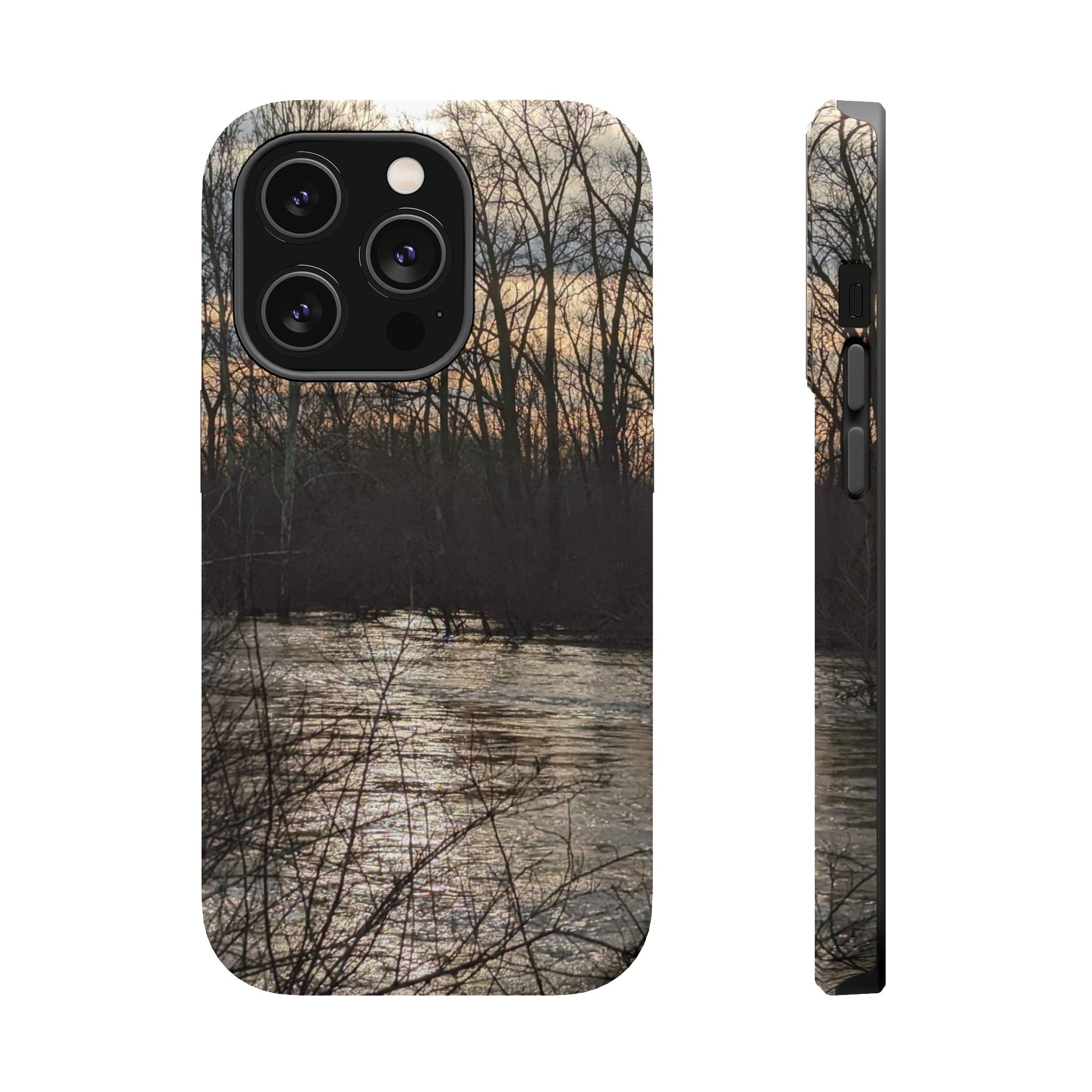 Phone Case — River Sunset Wilderness Magnetic Impact-Resistant Case