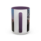 Sunset Silhouette In Derby, UK Coffee Mug — Scenic Tree Silhouette at Dusk (11/15oz)