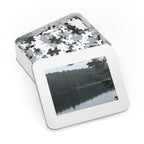 Lake Reflection Jigsaw Puzzle (with Tin) — Tranquil Forest Landscape Puzzle