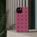 Pink Vintage Hearts Magnetic Impact-Resistant Phone Case